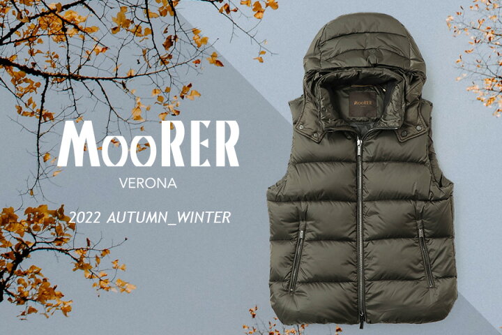 楽天市場】【国内正規品】MOORER ムーレー ダウン ベスト メンズ 