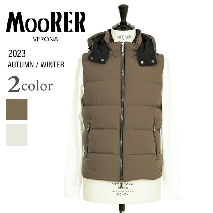 楽天市場】【国内正規品】MOORER ムーレー ダウン ベスト メンズ 