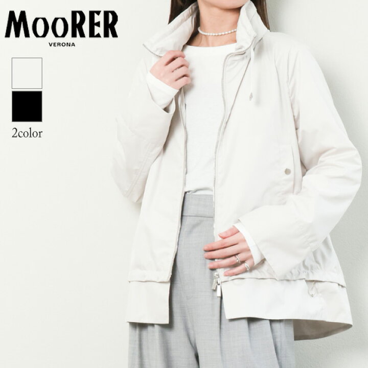 楽天市場】MOORER ムーレー レディース ブルゾン コート ショート丈 
