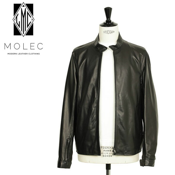 楽天市場】MOLEC モレック ライダースジャケット シングル ナッパ 
