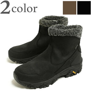 MERRELL ������ ���f�B�[�X �X�m�[�u�[�c COLDPACK3 THERMO MID ZIP WATERPROOF �R�[���h�p�b�N3 �T�[�� �~�b�h�W�b�v �E�H�[�^�[�v���[�t �\�[���[�R�A �n�C�J�b�g �W�b�v�A�b�v J037396 BLACK �u���b�N J03739
