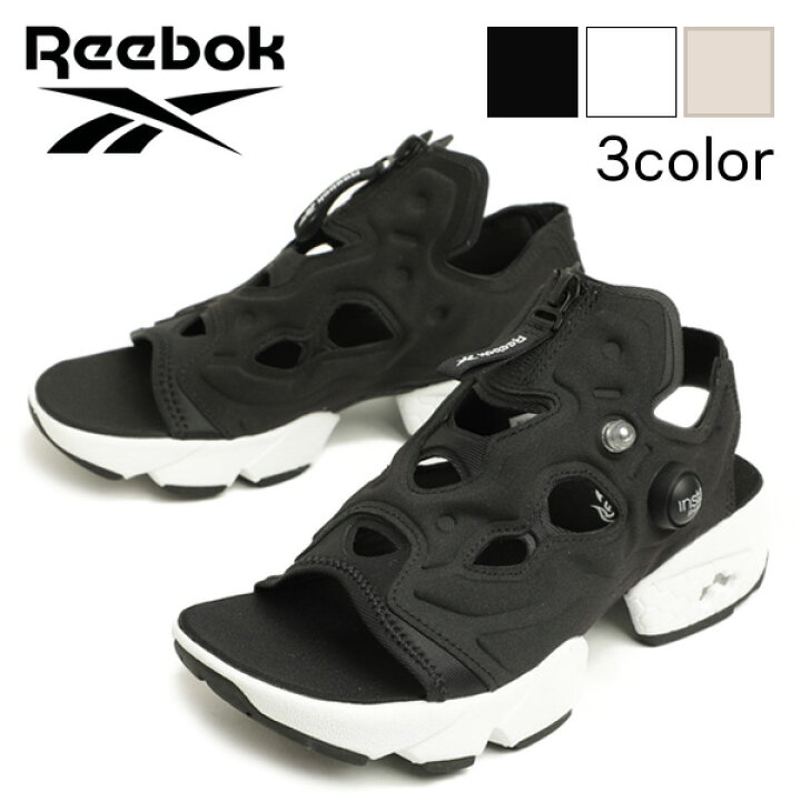 楽天市場】Reebok リーボック INSTAPUMP FURY SANDAL ZIP インスタ  