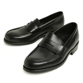 Lloyd Footwear ロイドフットウェア シューズ ローファー コイン Uチップ カーフ ダイナイトソール Vシリーズ 4855 EW10 BLACK ブラック