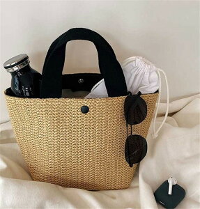 即納 トートバッグ かごバッグ 大容量 レディース レジャーバッグ シンプル かばん 手提げ ハンドバッグ カジュアル おしゃれ かわいい 軽量 軽い 母の日