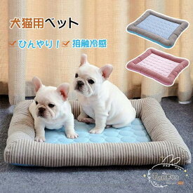【スーパーSALE】犬ベット 夏用 ひんやり 冷感 涼しい 洗える ペットベット ソファー 夏 おしゃれ まくら 寝具 猫ベッド 小型犬 中型犬 接触冷感 ペット用品 犬 ベット