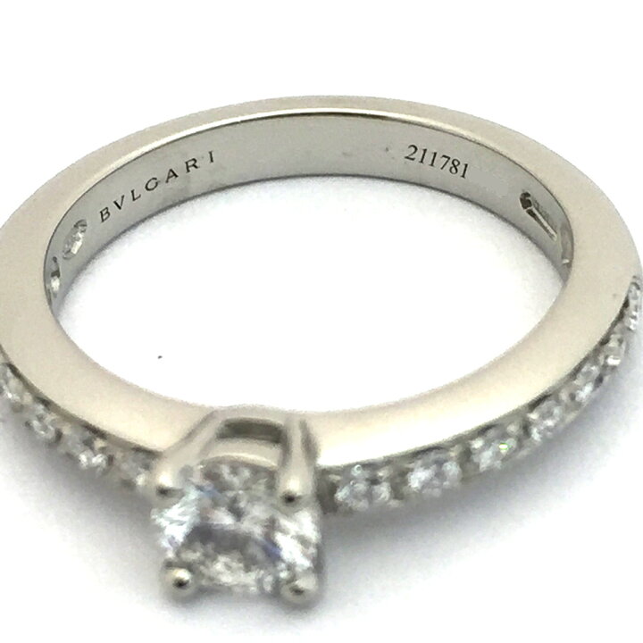 楽天市場】【中古】ブルガリ BVLGARI グリフ ソリテール Pt950 ダイヤ 