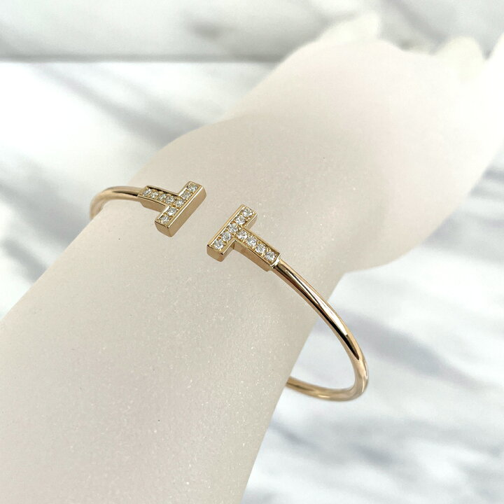 楽天市場】【中古】ティファニー TIFFANY&Co. T ワイヤー ブレスレット 