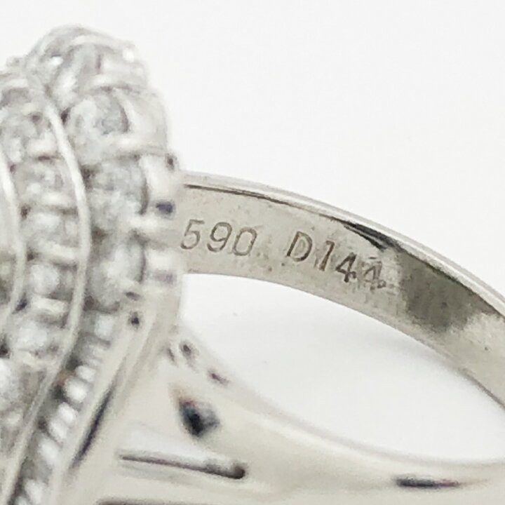 楽天市場】【中古】Pt900 ヒスイ ファッションリング 指輪 H5.90ct D1 