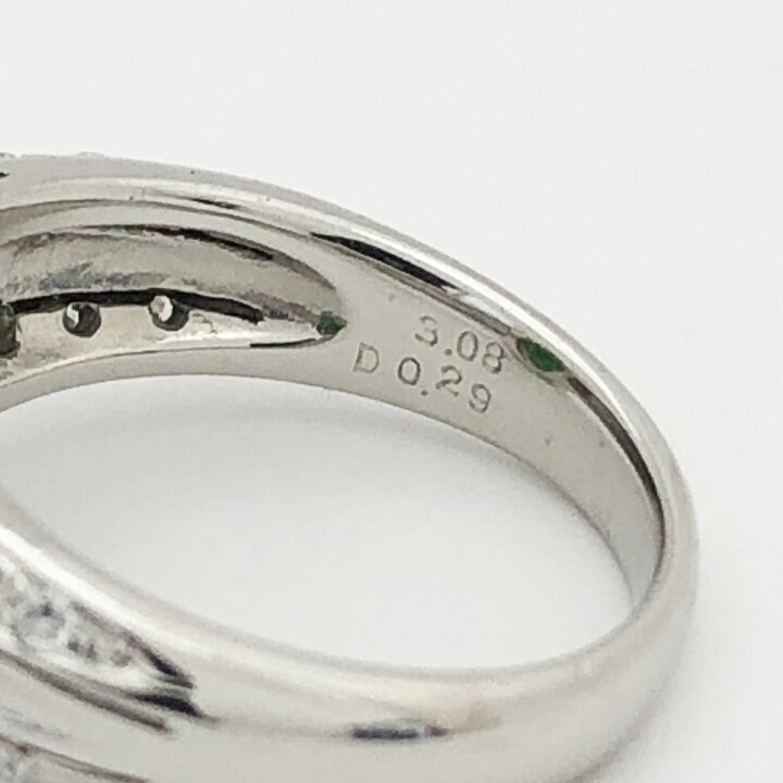 楽天市場】【中古】Pt900 ヒスイ ファッションリング 指輪 H3.08ct D0 
