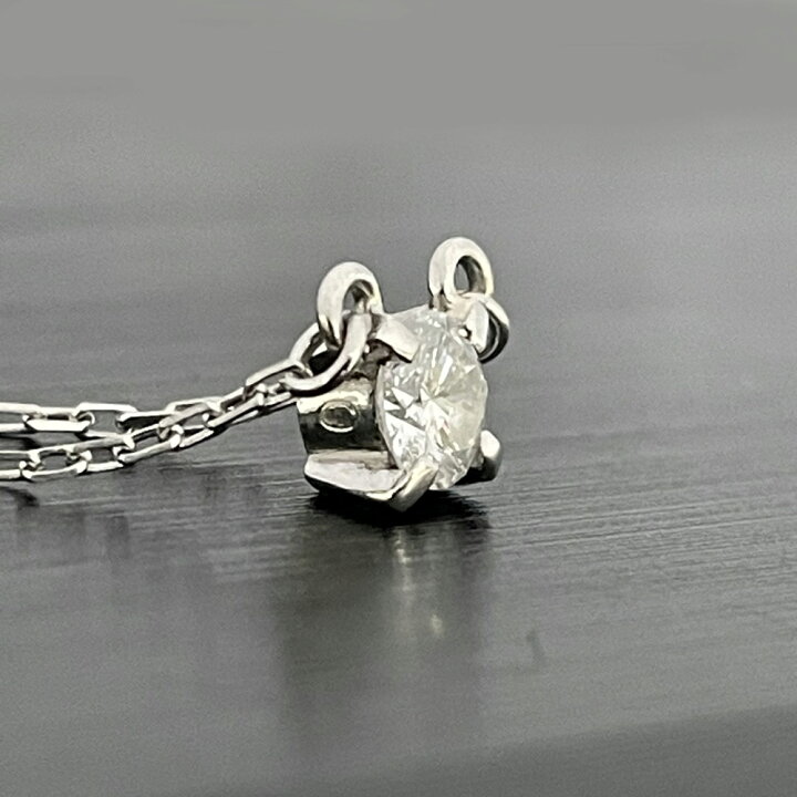 楽天市場】【中古】Pt850 ダイヤ プチ ネックレス D 0.24ct レディース 
