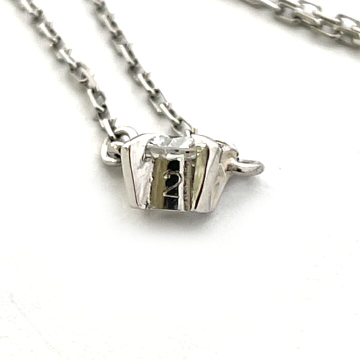 楽天市場】【中古】Pt850 ダイヤ プチ ネックレス D 0.24ct レディース 