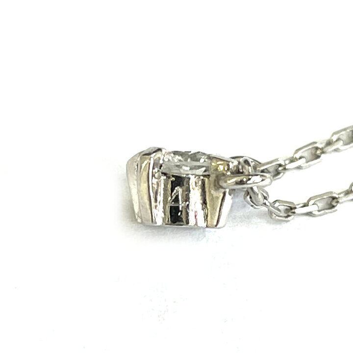 楽天市場】【中古】Pt850 ダイヤ プチ ネックレス D 0.24ct レディース 