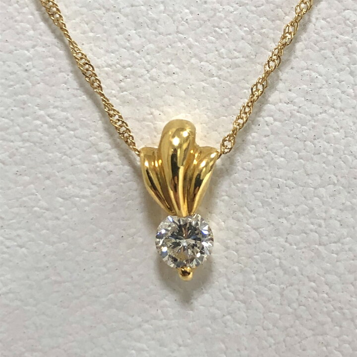 楽天市場】【中古】K18 ダイヤ ネックレス D 0.30ct 1.72g : すぎ質店 