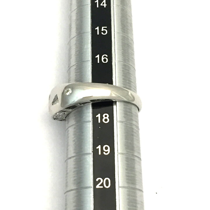楽天市場】【中古】Pt900 ダイヤ ファッションリング D 0.23ct 17.5号 