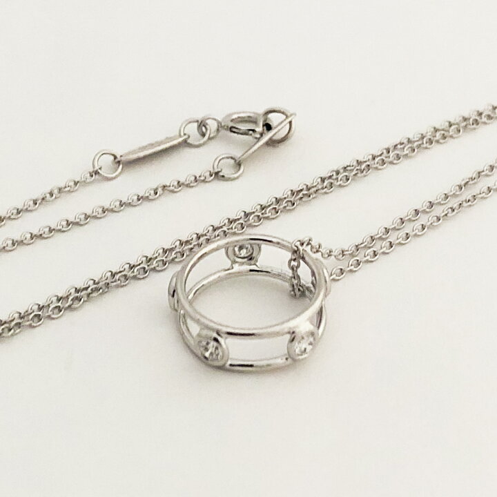 楽天市場】【中古】TIFFANY&Co. ティファニー K18WG ダブルワイヤー 5P  