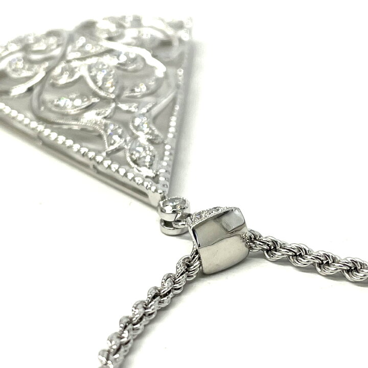 楽天市場】【中古】クイーン QUEEN Pt950 ダイヤ ネックレス D0.85ct 