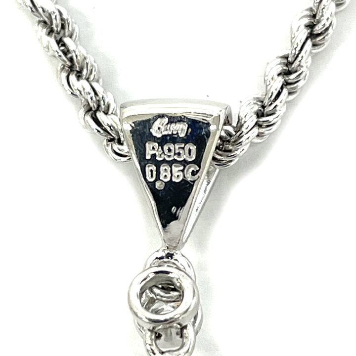 楽天市場】【中古】クイーン QUEEN Pt950 ダイヤ ネックレス D0.85ct 