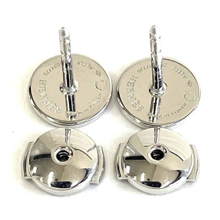 楽天市場】【中古】HERMES エルメス ピアス エクスリブリス TPM AG925  