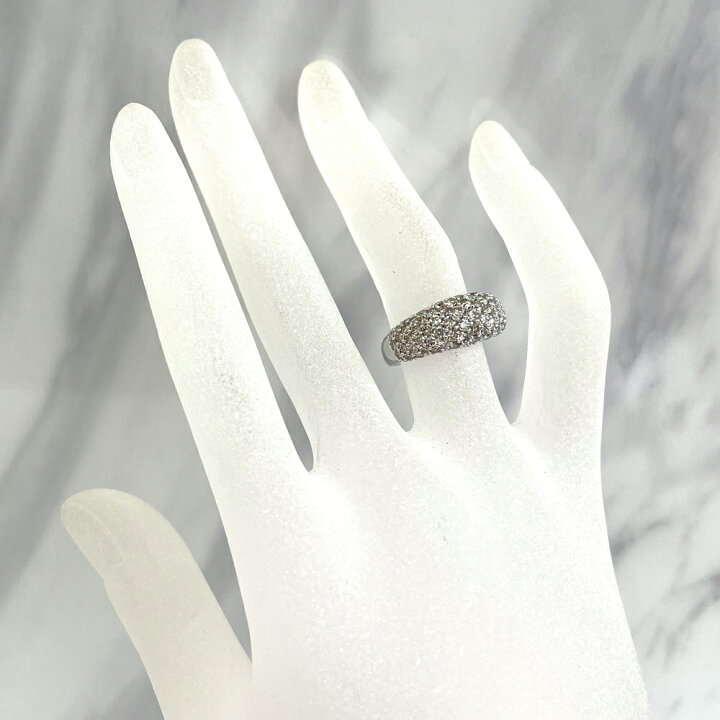 楽天市場】【中古】K18WG ブラウンダイヤ ファッションリング D1.50ct 