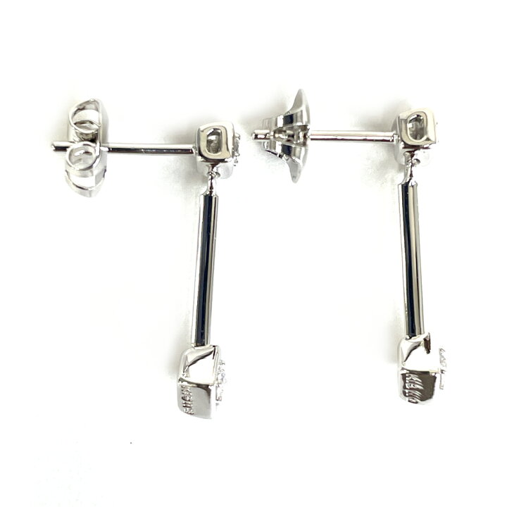 楽天市場】【中古】タサキ TASAKI ダイヤ ピアス D0.06ct×2 2.2g 箱付  