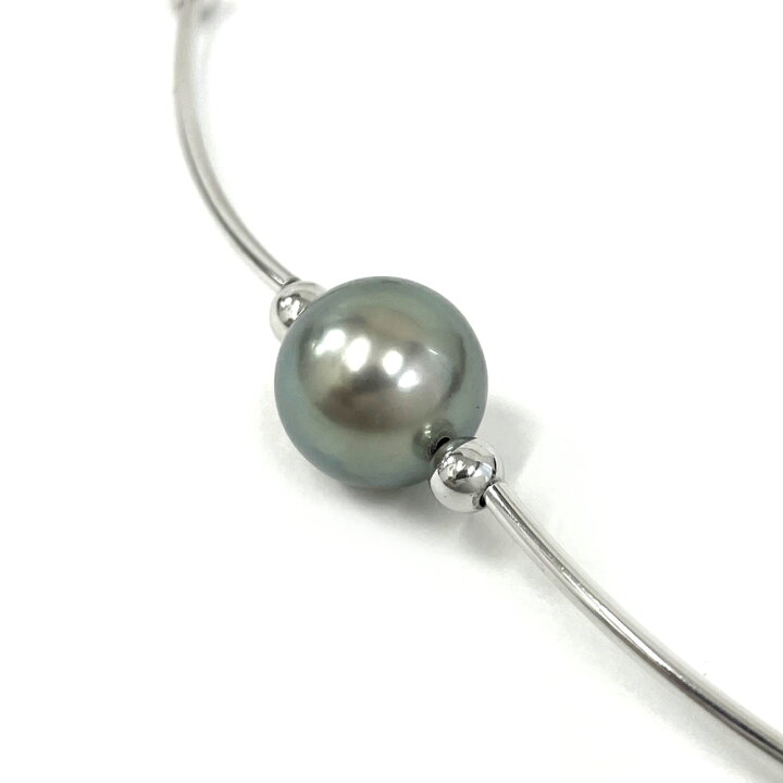 楽天市場】【中古】タサキ TASAKI K18WG ブラックパール ネックレス 