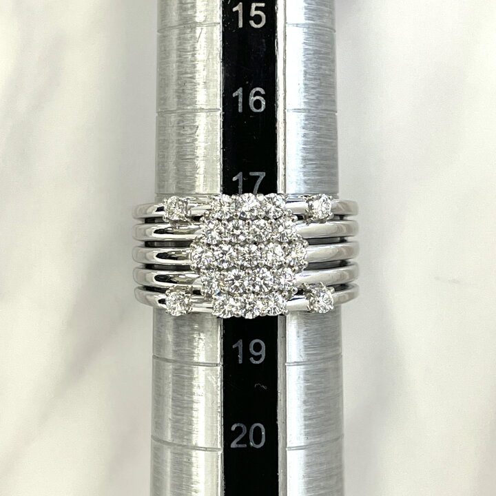 楽天市場】【中古】星の砂 HOSHI no SUNA Pt900 ダイヤモンド リング 