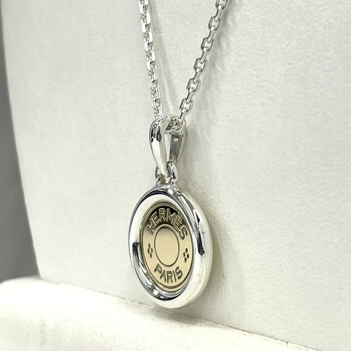 楽天市場】【中古】エルメス HERMES セリエ ネックレス K18／925 