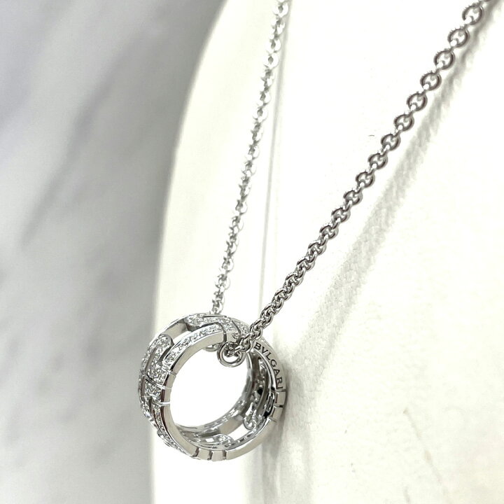 楽天市場】【中古】ブルガリ BVLGARI パレンテシダイヤ ネックレス 