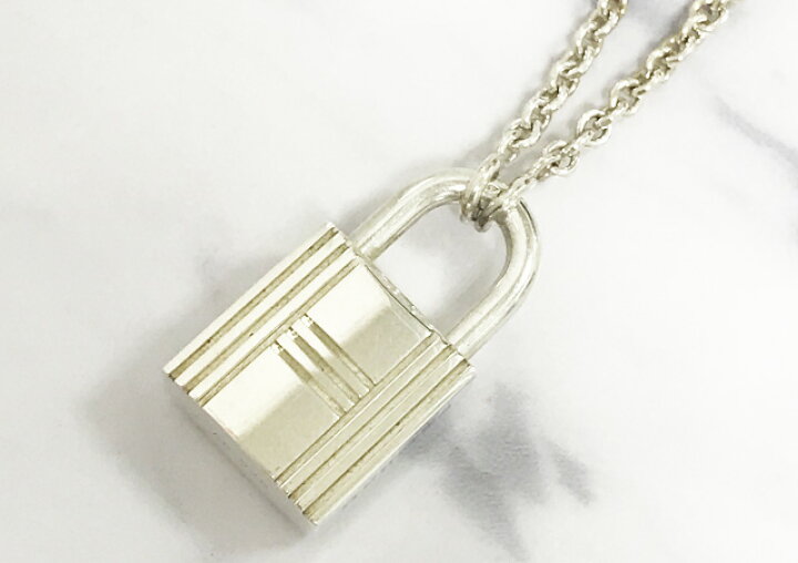楽天市場】【中古】HERMES エルメス カデナ 925 SV シルバー  