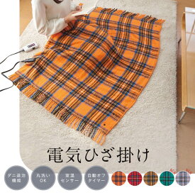 【メーカー2年間保証】電気ひざ掛け　日本製　送料無料　洗える　ダニ退治　ひざ掛け　電気膝掛け　タイマー　おしゃれ　省エネ　冷房対策　椙山紡織