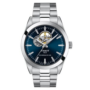 TISSOT Gentleman �e�B�\ �W�F���g���}���I�[�g�}�`�b�N�I�[�v���n�[�g T127.407.11.041.01 �u���[������ ���K�ۏ�2�N �E�H�b�`�X�^���h�v���[���g�t��