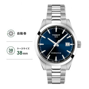 �y���K�i�z�e�B�\ �W�F���g���}��38mm T165.807.11.041.00 �u���[������ �I�[�g�}�`�b�N TISSOT Gentleman ���K�ۏ�2�N �r���v�X�^���h�v���[���g�t