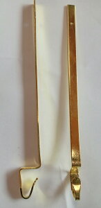 御簾・お座敷専用金具 宣徳棒長押用掛 1組(2本)日本製 すだれ用金具 室内用 日除けすだれ スクリーン シェード 簾