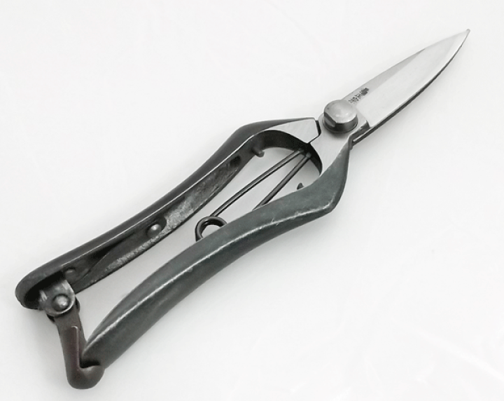 楽天市場】菊正宗 芽切鋏 片刃 200ミリ はさみ 鍛冶職人手造り 鍛造 最