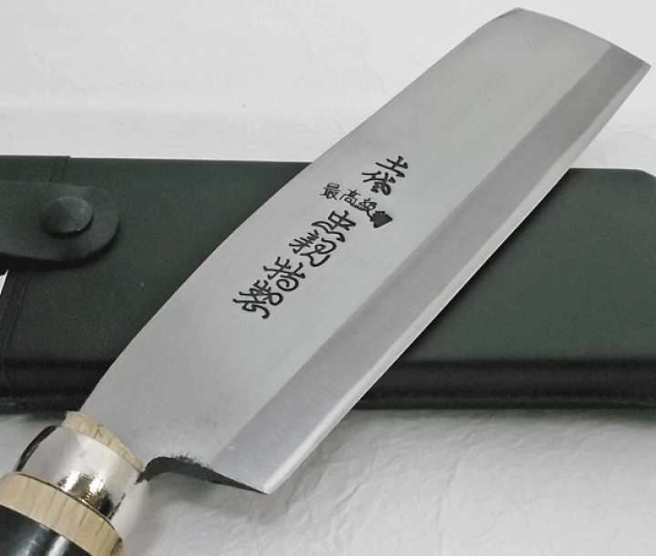 土佐鞘鉈　180mm 土佐・忠親 青鋼 鞘鉈6寸180