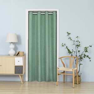 【1cmオーダー】カーテン 間仕切りカーテン 遮光 1級 アコーディオンカーテン ハトメ型 暖簾 のれん ドアカーテン 突っ張り棒付き 遮光カーテン つっぱり式 防音 仕切りカーテン断熱 脱衣所