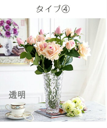 楽天市場 花瓶 ガラス おしゃれ かびん グラデーション フラワーベース 北欧 花器 かわいい 生け花 一輪挿し ドライフラワー インテリア 花 ガラスベース シンプル ナチュラル 柱型 部屋 プレゼント 贈り物 お店 エレガント 華やか Sugoi