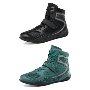 ボクシングシューズ ジュニア レスリングシューズ メンズ プロ レディース 幅広 ハイカット レーストレーニング 重量挙げ MMA靴 足首ガード ジム 練習用 専門男女トレーニングシューズ ゴム