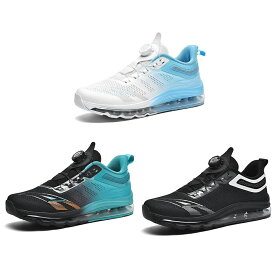 ランニングシューズ メンズ スニーカー ダイヤル式 人気 超軽量 厚底 幅広 通気性 室内スポーツ 運動靴 おしゃれ メッシュ トレーニング ジョギング ジム 大きい エアークッション カジュアル ウォーキング 普段履き 通勤 部活 24.5cm-29.0cm