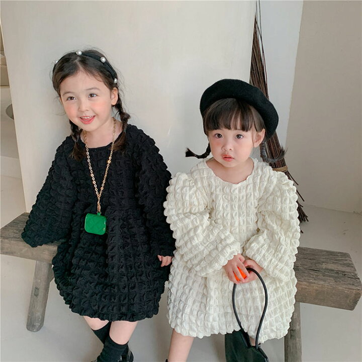 新発売の 韓国子供服 ポップコーンワンピース ポコポコワンピース 120 moneaksekar.com