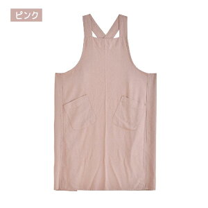 エプロン メンズ レディース かぶるだけ ロング丈 リネン 薄手 綿麻 家庭用 作業用 北欧 厨房 美容師 業務用 保育士 花屋 料理 美術 掃除 防汚 着脱簡単 男女兼用 カフェエプロン エプロンワ