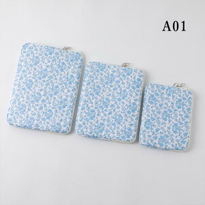 タブレットケース パソコンケース インナーバッグ 花柄 PCバッグ 10.1インチ 10インチ 11インチ 13インチ 15インチ 可愛い グッズ 収納 ポーチ 可愛い 韓国 衝撃吸収 ipad MacBook gigaスクール 小学生