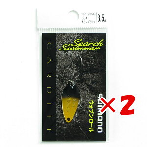 �y �܂Ƃߔ��� ×2�Z�b�g �z �u �V�}�m SHIMANO �J�[�f�B�t �T�[�`�X�C�}�[ 3.5g TR-235Q �J���V�u���b�N 004 �v �y �y�V ����MVP & ���ԗD�ǃV���b�v �_�u����ܓX �z �ދ� �ނ�� �ނ�p�i