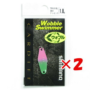 �y �܂Ƃߔ��� ×2�Z�b�g �z �u �V�}�m SHIMANO �X�v�[�� �J�[�f�B�t �E�H�u���X�C�}�[ 1.8g TR-018L �O���[���s���N 001 �v �y �������� �z �y �y�V ����MVP & ���ԗD�ǃV���b�v �_�u����ܓX �z ��