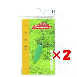 �y �܂Ƃߔ��� ×2�Z�b�g �z �u �V�}�m SHIMANO TR-0018 �J�[�f�B�t �X�����X�C�}�[ 1.5g 15S �}�C���h�O���[�� �v �y �������� �z �y �y�V ����MVP & ���ԗD�ǃV���b�v �_�u����ܓX �z �ދ� �ނ�� 