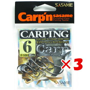 �y �܂Ƃߔ��� ×3�Z�b�g �z �u �����ߐj SASAME F-506 CARPING�i���j 6�� �v �y �y�V ����MVP & ���ԗD�ǃV���b�v �_�u����ܓX �z �ނ� �ނ�� �ދ� �ނ�p�i