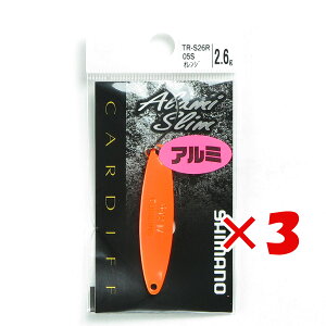 �y �܂Ƃߔ��� ×3�Z�b�g �z �u �V�}�m SHIMANO �J�[�f�B�t �A���~�X���� 2.6g TR-S26R �I�����W 05S �A���~�X���� 2.6g �v �y �������� �z �y �y�V ����MVP & ���ԗD�ǃV���b�v �_�u����ܓX �z �ދ� 