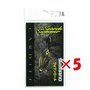 �y �܂Ƃߔ��� ×5�Z�b�g �z �u �V�}�m SHIMANO �X�v�[�� �J�[�f�B�t �T�[�`�X�C�}�[ 1.8g TR-218Q �S�[���h 69T �v �y �y�V ����MVP & ���ԗD�ǃV���b�v �_�u����ܓX �z �ދ� �ނ�� �ނ�p�i
