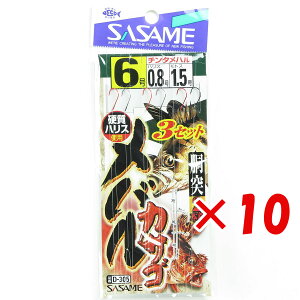 【 まとめ買い ×10個セット 】 「 ささめ針 SASAME D-305 メバル・カサゴ3セット 6号 」 【 楽天 月間MVP & 月間優良ショップ ダブル受賞店 】 釣り 釣り具 釣具 釣り用品