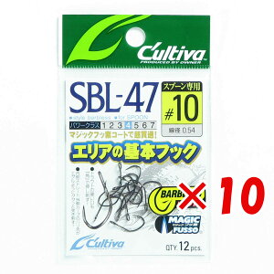 【 まとめ買い ×10個セット 】 「 OWNER オーナー SBL-47 シングル47 バーブレス 10号 11725 」 【 楽天 月間MVP & 月間優良ショップ ダブル受賞店 】 釣具 釣り具 釣り用品
